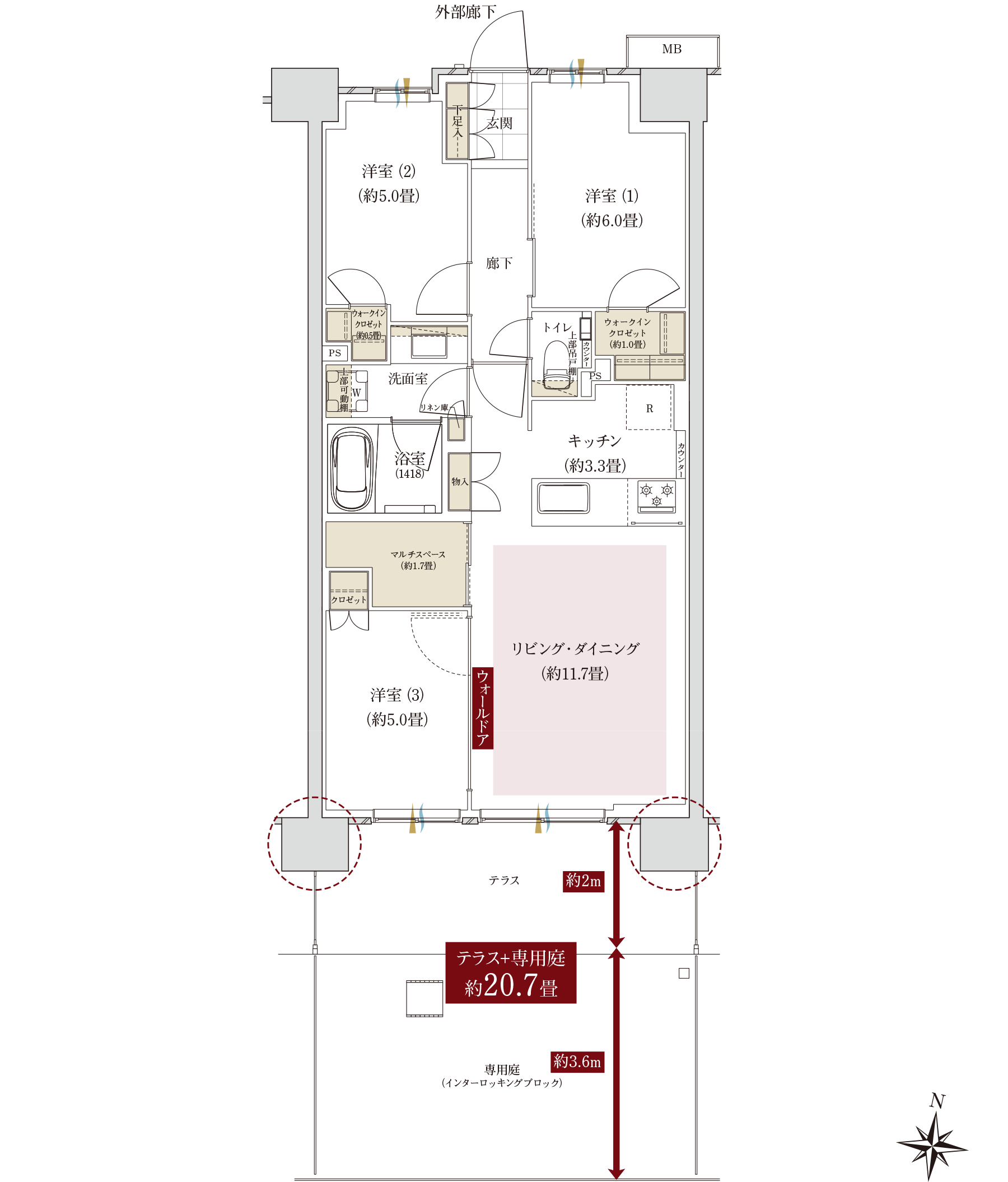 Qgタイプ間取り図