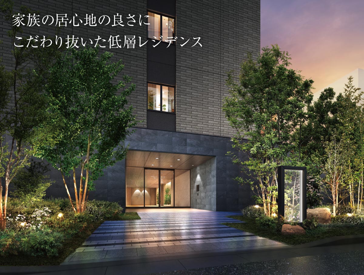 エントランスアプローチ完成予想CG