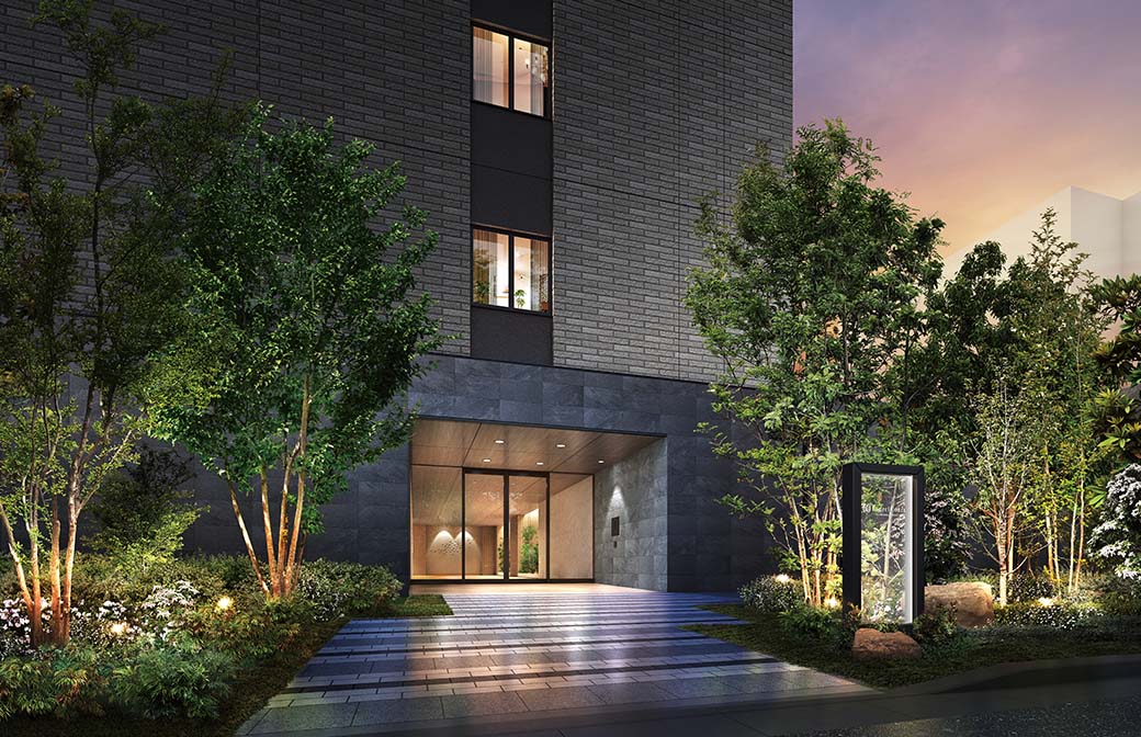 エントランスアプローチ完成予想CG