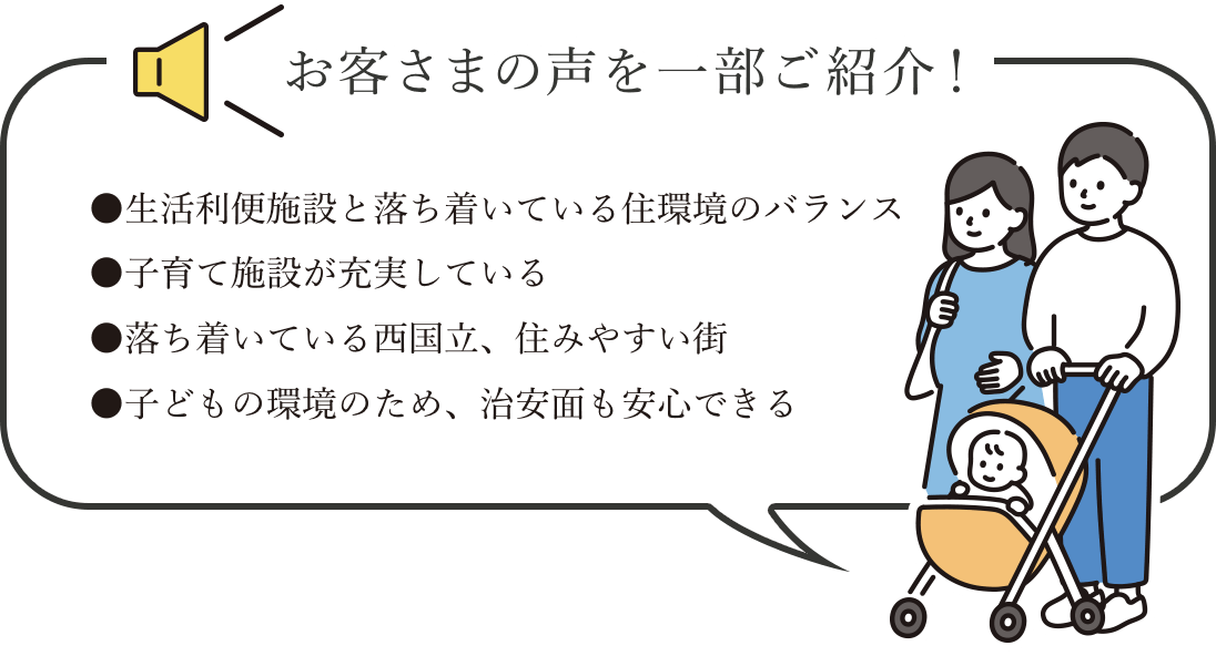 お客さまの声を一部ご紹介！