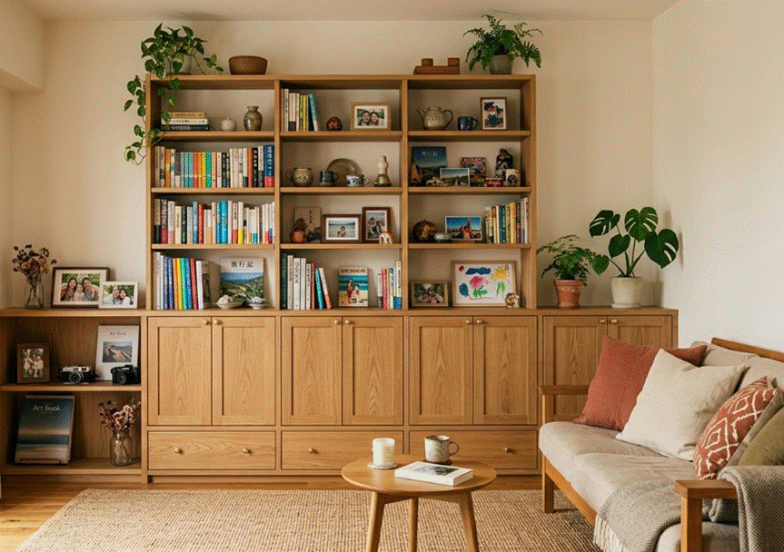 見せる収納で家族の個性を演出